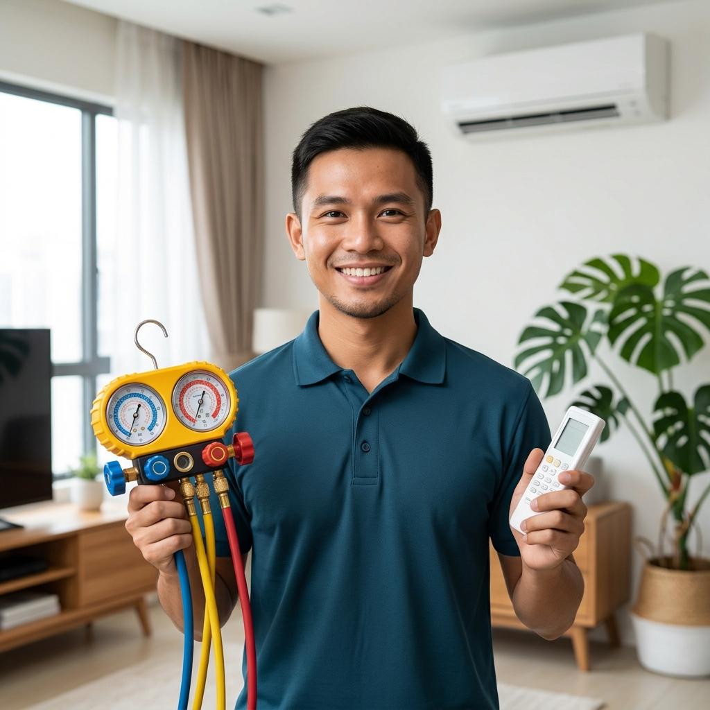 Amirul, Senior Cleaning & Servicing Specialist at Cybercool Aircond Services